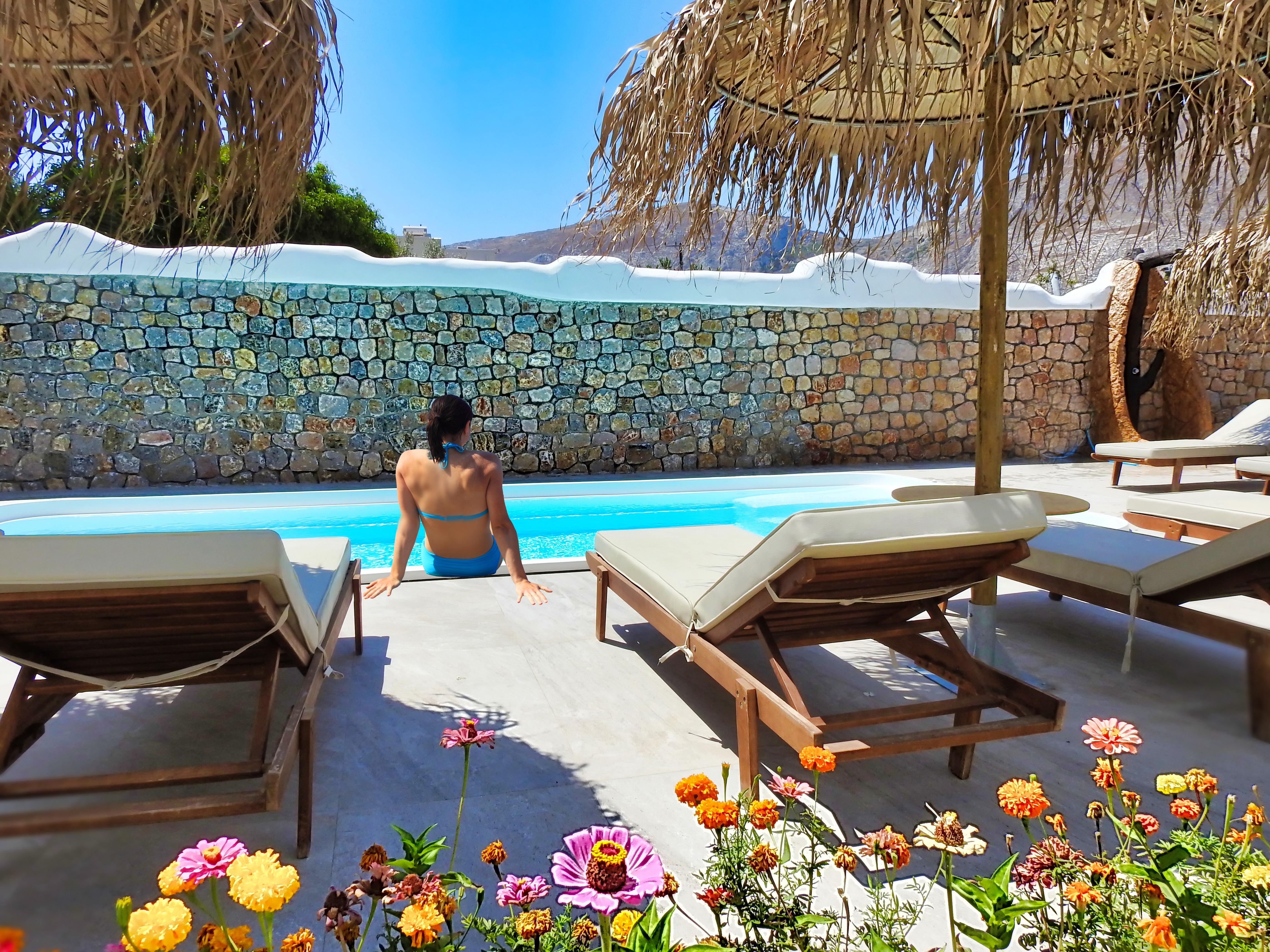 Hotel Avraki Kamári Exteriér fotografie